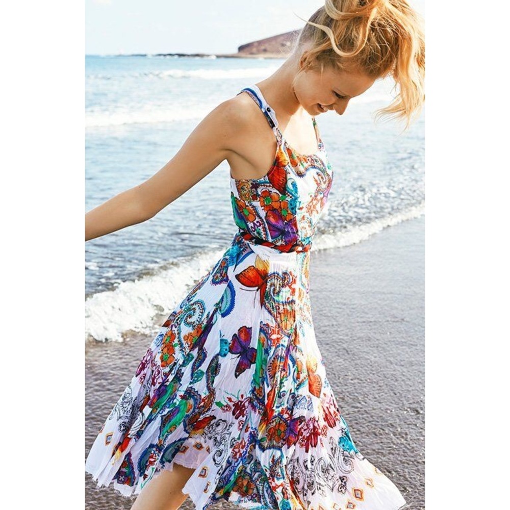 Desigual Ashley Dress - Colorful Breezy for Summer